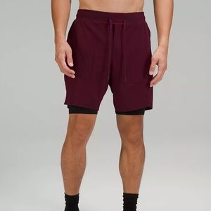 Lululemon Men’s T.H.E Short 9" Lux Lined Burgundy